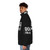 "In Dog We Trust" Puffer Jacket featuring a dog-inspired quote design - men side left