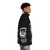 Puffer jacket featuring a memorial design for NASCAR legend Dale Earnhardt - men side right
