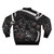 Vmax Motorcycle Bomber Jacket in black and white selective color - Back