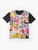 Kylie Minogue graphic t-shirt featuring the "Even More POW WOW K35" design - Flat lay