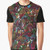 Psychedelic graphic t-shirt with a trippy cartoon design featuring vibrant colors and psychedelic elements.