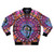 Tie Dye Shambhala II Bomber Jacket with Nicolas Cage Graphic