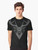Dark Deer Graphic T-Shirt featuring a geometric animal design - Men
