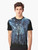 Graphic t-shirt with a starry night sky design, perfect for astronomy and physics enthusiasts. - Men