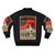 A bold and futuristic bomber jacket featuring a robot and Soviet-inspired design - Back