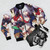 Honkai Star Rail Topaz and Numby Anime Bomber Jacket - Flat lay