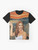 Alyssa Edwards from RuPaul's Drag Race featured in a colorful graphic design on a t-shirt. - Flat lay