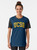 UCSB - Santa Barbara Gauchos Graphic T-Shirt with a curved font design in yellow and navy colors - Women