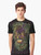Alexander Shulgin psychedelic portrait graphic t-shirt featuring MDMA and 2C-B molecules - Men