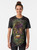 Alexander Shulgin psychedelic portrait graphic t-shirt featuring MDMA and 2C-B molecules - Women