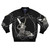 Eros and Psyche Bomber Jacket, featuring a mythological design