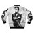 Prince "The Artist" Bomber Jacket in Purple with Paisley Print - Back