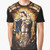 Virgin Mary Graphic T-Shirt with Stained Glass Design