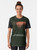 A graphic t-shirt featuring Bernie Sanders with a "Turnover" design and the text "Peripheral Vision", "Dizzy on the Comedown", and "Emo/Indie" style elements. - Women