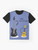 Graphic t-shirt with text "Uke, I am your Father!" and a ukulele design - Flat lay
