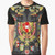 Vintage Austrian Empire flag graphic printed on a t-shirt