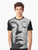 Geometric Alfred Hitchcock graphic t-shirt with minimalist diamond design - Men