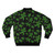Cactuar print bomber jacket inspired by the Final Fantasy video game series - Back