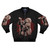 Black Butler Undertaker Inspired Anime Bomber Jacket featuring the iconic Undertaker character silhouette