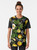 Lemon tree graphic design on a black t-shirt - Women