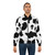 Cow print animal pattern bomber jacket - Lifestyle