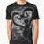 Graphic t-shirt featuring Sora, the protagonist of the Kingdom Hearts video game series, wielding the iconic Keyblade.