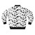 Dalmatian spotted dog fur pattern bomber jacket - Back