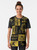 Ancient Egyptian gold hieroglyphic symbols and mythological figures graphic t-shirt design - Women