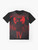 Diablo 4 Lilith graphic t-shirt featuring the demonic Lilith from the Diablo franchise. - Flat lay