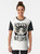 Stay Weird graphic t-shirt with colorful rose and raven design - Women