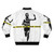 Banksy Marathon Runner Police Line Bomber Jacket - Back