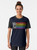 A vibrant graphic t-shirt featuring a rainbow of lightsabers from the Star Wars universe, representing LGBTQ+ pride. - Women