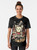 Graphic "I'm Fine" cat t-shirt with a medieval knight cat wielding a sword - Women