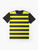 Bumble bee stripes graphic t-shirt - Flat lay