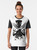 Claws Graphic T-Shirt featuring a dark, wolf-inspired design with Marvel's Wolverine character - Women
