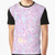 A pastel-colored t-shirt with a graphic design featuring classic Nintendo characters like Mario, Kirby, and Zelda in a cute, aesthetic style.