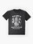 White Lotus graphic t-shirt featuring martial arts and kung fu design - Flat lay