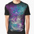 Cheshire Cat Wonderland Tea Cup Galaxy T-Shirt