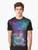 Cheshire Cat Wonderland Tea Cup Galaxy T-Shirt - Men