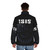 Isis In Fiction Hardcore Metal Puffer Jacket featuring focus keyword puffer jacket - men back