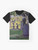 "Graphic T-Shirt featuring the iconic painting Sunday Afternoon on La Grande Jatte by George Seurat, the pioneering Pointillist artist." - Flat lay