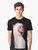 Colorful graphic t-shirt with a modern design, featuring a stylish model - Men