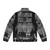 Interstellar movie inspired puffer jacket with space-themed design - Back