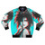 Siouxsie inspired retro bomber jacket with goth and punk design