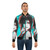 Siouxsie inspired retro bomber jacket with goth and punk design - Lifestyle