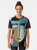 Modernist graphic t-shirt featuring an abstract, surreal woman's face with a timeless, mysterious design. - Women