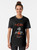 FUCOVID Sculpture Graphic T-Shirt featuring a chaotic yet ordered design representing the COVID-19 pandemic - Women