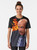 Angry Dr. Phil Graphic T-Shirt featuring the visage of an angry god - Women
