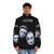 Ic3Peak Puffer Jacket - Stylish and Unique Outerwear for the Musically Inclined - men front
