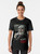 "Wanna Play a Game?" Saw-inspired graphic t-shirt featuring Jigsaw from the classic horror movie franchise - Women